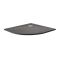 Milano Rasa - Anthracite Slate Effect Quadrant Shower Tray - 900mm