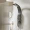 Milano Barton - Modern Shower Tower Panel with Shower Head, Hand Shower and Body Jets - Anthracite