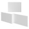 Milano Elswick - L-Shaped Shower Bath - Left and Right Hand Options with Choice of Size and Panels