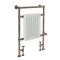 Milano Elizabeth - Oil Rubbed Bronze Traditional Dual Fuel Heated Towel Rail - 930mm x 620mm - Choice of Wi-Fi Thermostat and Cable Cover