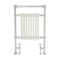 Milano Elizabeth - White and Chrome Traditional Heated Towel Rail - 930mm x 620mm