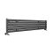 Milano Aruba - Anthracite Horizontal Designer Radiator - 354mm x 1780mm (Single Panel)