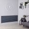 Milano Aruba - Anthracite Horizontal Designer Radiator - 590mm x 1780mm (Single Panel)
