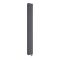 Milano x ECOSO Aruba Slim - Electric Anthracite Vertical Designer Radiator - 1780mm x 236mm (Double Panel) - with Wi-FI Thermostatic Heating Element