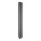 Milano Aruba Flow - Anthracite Vertical Middle Connection Designer Radiator - 1780mm x 236mm (Double Panel)