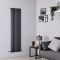 Milano Java - Anthracite Vertical Designer Radiator - 1780mm x 472mm (Single Panel)