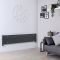 Milano Capri - Anthracite Flat Panel Horizontal Designer Radiator 354mm x 1780mm (Single Panel)