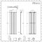 Milano Alpha - Anthracite Flat Panel Vertical Designer Radiator - 1780mm x 490mm (Single Panel)