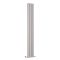 Milano Aruba - Light Grey Vertical Designer Radiator - 1780mm x 236mm (Double Panel)