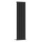 Milano Aruba - Black Vertical Designer Radiator - 1780mm x 472mm (Single Panel)