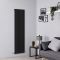 Milano Java - Black Vertical Designer Radiator - 1780mm x 472mm (Single Panel)