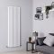 Milano Aruba - White Vertical Designer Radiator - 1780mm x 590mm (Double Panel)