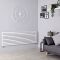 Milano Aruba - White Horizontal Designer Radiator - 590mm x 1780mm (Single Panel)