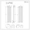 Milano Aruba - White Vertical Designer Radiator - 1780mm x 472mm (Double Panel)