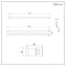 Milano Aruba - White Horizontal Designer Radiator - 236mm x 1780mm (Double Panel)