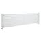 Milano Capri - White Flat Panel Horizontal Designer Radiator - 472mm x 1780mm (Single Panel)