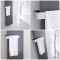 Milano - Wall Mounted Towel Rail - 320mm x 60mm - Chrome