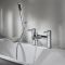 Milano - Modern Round Basin Mixer and Bath Shower Mixer Tap Set - Choice of Finish