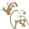 Milano Elizabeth - Traditional Crosshead Basin Mixer and Bath Shower Mixer Tap Set - Choice of Finish