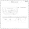 Milano Mellor - White Modern Curved D -Shape Bath and Panel - 1700mm x 800mm