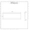 Milano - 1700mm Modern Bath Side Panel - White