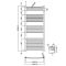 Milano Select - Anthracite Designer Heated Towel Rail - 1150mm x 500mm