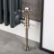 Milano - Traditional Pipe and Angled Radiator Valve Set - Dark Brushed Brass