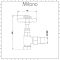 Milano - Chrome Traditional Angled Radiator Valves (Pair)