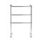 Milano Derwent - Traditional Chrome Minimalist Heated Towel Rail - 966mm x 673mm