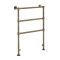 Milano Derwent - Traditional Minimalist Dark Brushed Brass Heated Towel Rail - 966mm x 673mm
