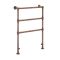 Milano Derwent - Traditional Minimalist Brushed Bronze Heated Towel Rail - 966mm x 673mm