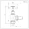 Milano - Chrome Traditional Radiator Valves - Angled Pair