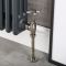 Milano - Traditional Angled Radiator Valve and Pipe Set - Dark Brushed Brass