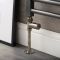 Milano - Modern Pipe and Straight Radiator Valve Set - Dark Brushed Brass