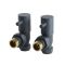 Milano - Modern Angled Radiator Valves - Choice of Finish