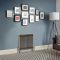 Milano Windsor - Lacquered Raw Metal Horizontal Traditional Column Radiator - 600mm x 605mm (Triple Column)