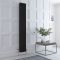 Milano Windsor - Black 1800mm Vertical Traditional Triple Column Radiator - Choice of Size and Feet