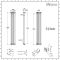 Milano Windsor - White Vertical Traditional Column Radiator - 1800mm x 290mm (Double Column)