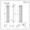 Milano Windsor - White Vertical Traditional Column Radiator - 1800mm x 380mm (Double Column)