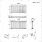 Milano Windsor - White Horizontal Traditional Column Radiator - 600mm x 1190mm (Double Column)