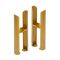 Milano Windsor - Metallic Gold Floor-Mounting Feet for Traditional 2 Column Windsor Radiators