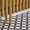 Milano Windsor - Metallic Gold Floor-Mounting Feet for Traditional 2 Column Windsor Radiators