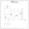 Milano Windsor - Anthracite Floor-Mounting Feet for Traditional 3 Column Windsor Radiators