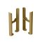 Milano Windsor - Natural Brass Floor-Mounting Feet for Traditional 3 Column Windsor Radiators