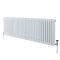 Milano Windsor - White Horizontal Traditional Column Radiator - 600mm x 1595mm (Triple Column)
