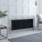 Milano Windsor - Anthracite Horizontal Traditional Triple Column Radiator - 600mm x 1595mm