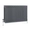 Milano Windsor - Anthracite Horizontal Traditional Column Radiator - 600mm x 1010mm (Four Column)