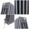 Milano Windsor - Anthracite Horizontal Traditional Column Radiator - 600mm x 1190mm (Four Column)