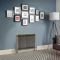 Milano Windsor - Lacquered Raw Metal Horizontal Traditional Column Radiator - 500mm x 785mm (Triple Column)