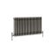 Milano Windsor - Lacquered Raw Metal Horizontal Traditional Column Radiator - 500mm x 1010mm (Triple Column)